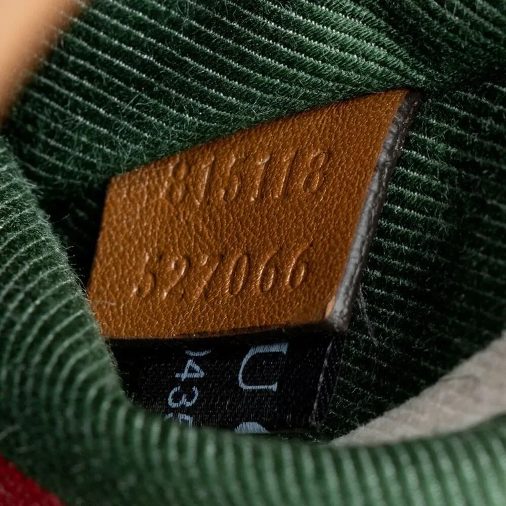 Gucci GG Supreme Emblem Small Bucket Bag